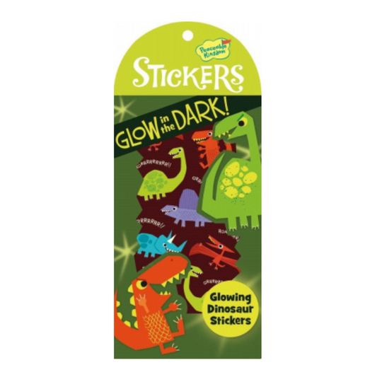 Glowing Dinosaur Sticker Sheet